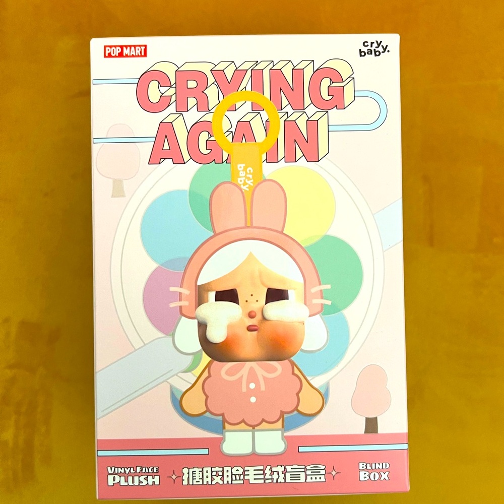 CRYBABY - Crying Again Blind Box, vinyl face plush pendant